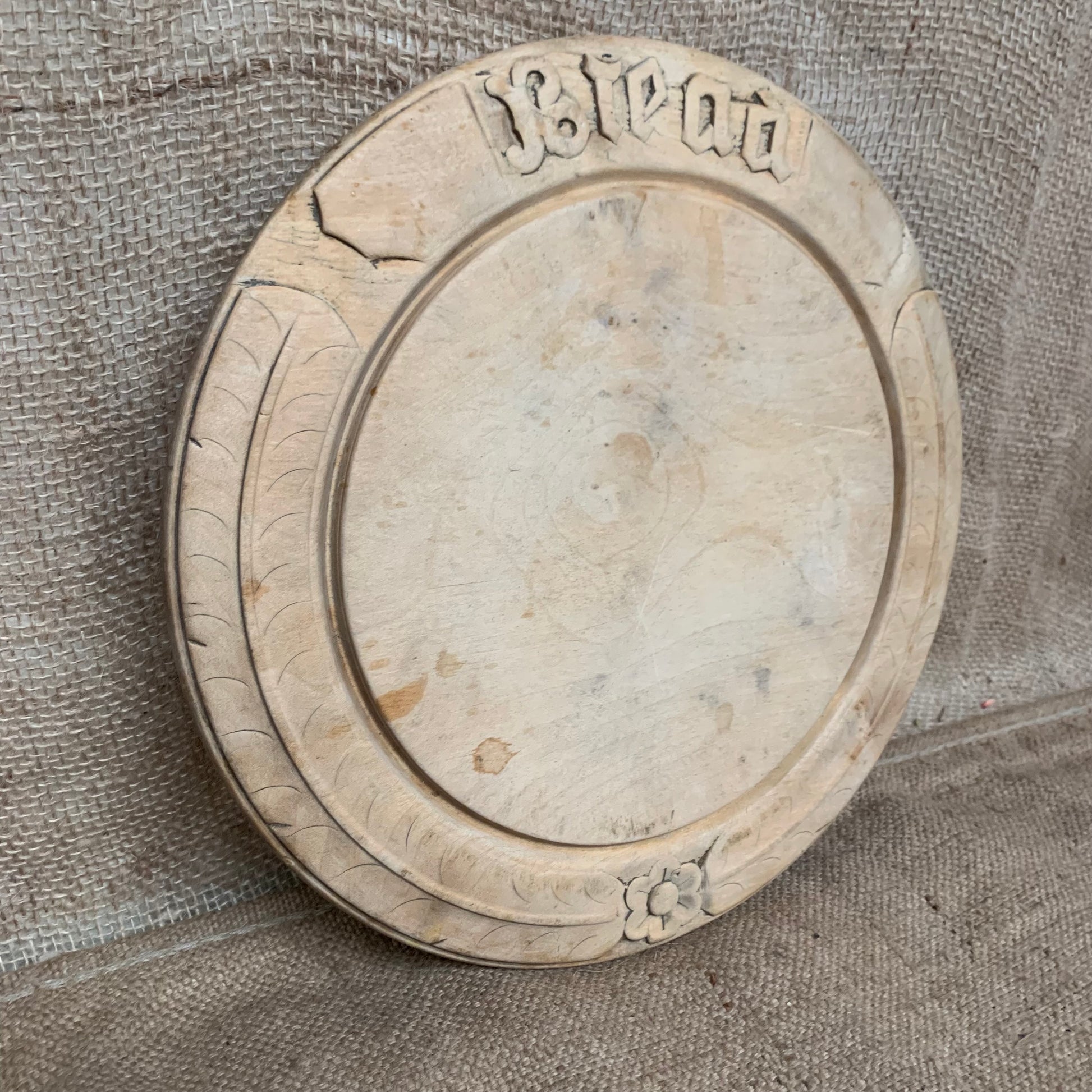 Antique Carved Breadboard