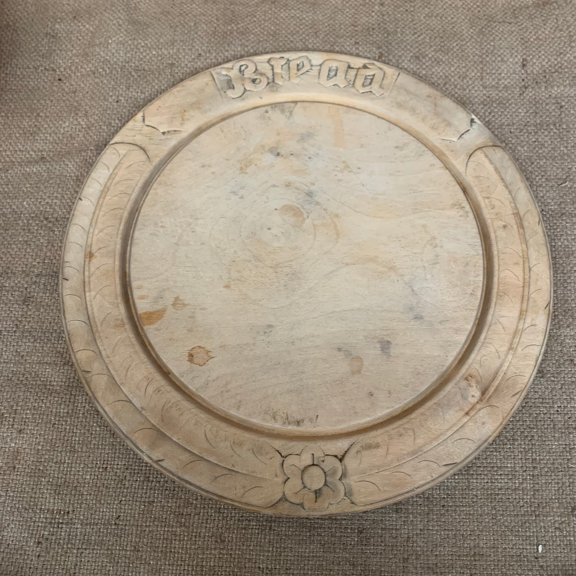 Antique Carved Breadboard