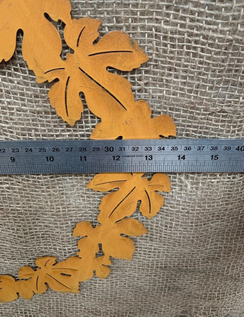 Rustic Metal Autumn Wreath - Autumnal - metal work