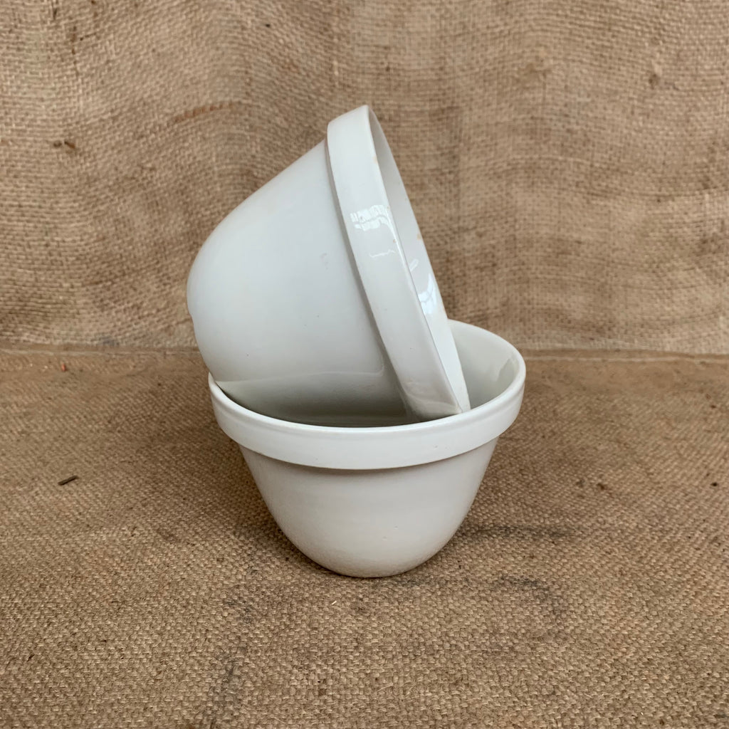 Ironstone Pudding Bowls X 2 Vintage Christmas Pudding