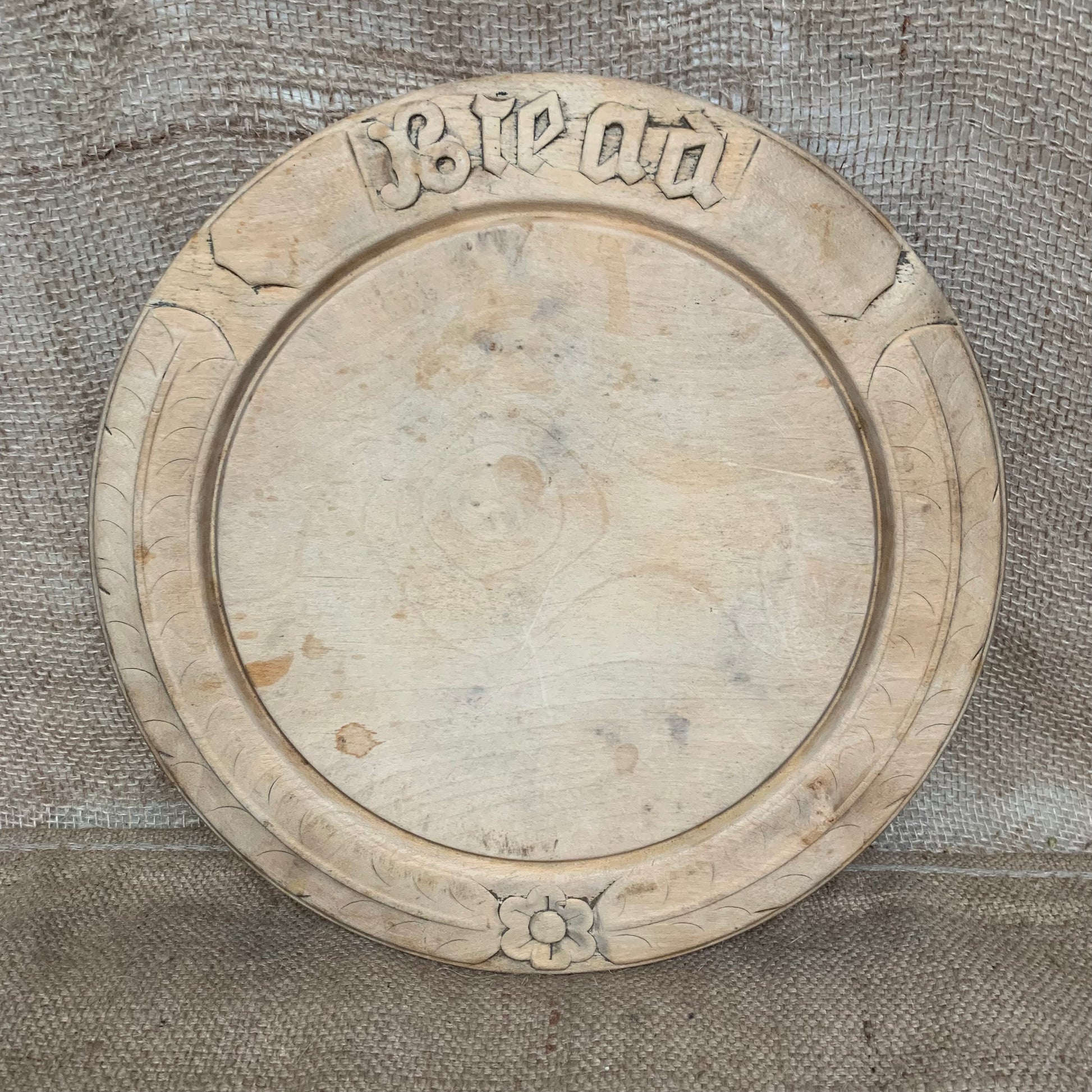 Antique Carved Breadboard