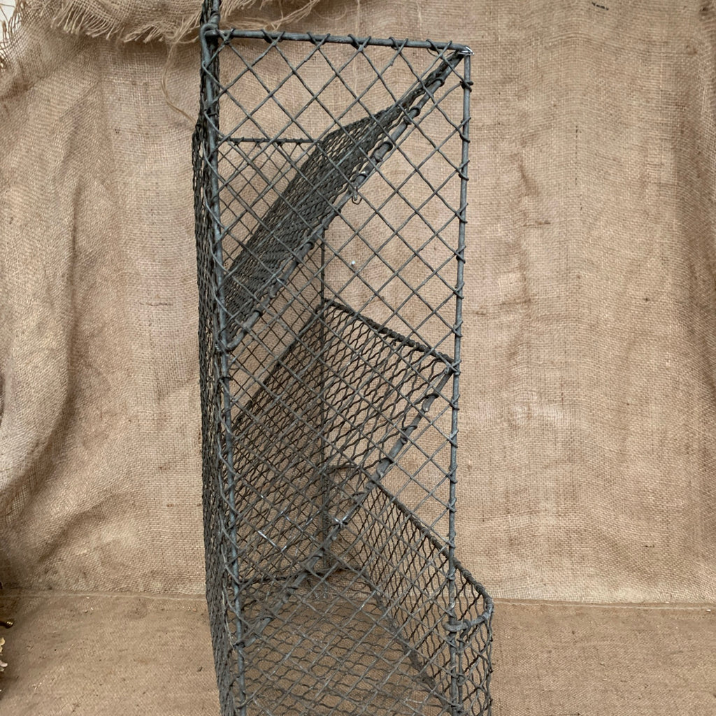 Wire Vegetable Rack - Antique - 3 Tier - Rustic Kitchen - Galvanised - Farmhouse