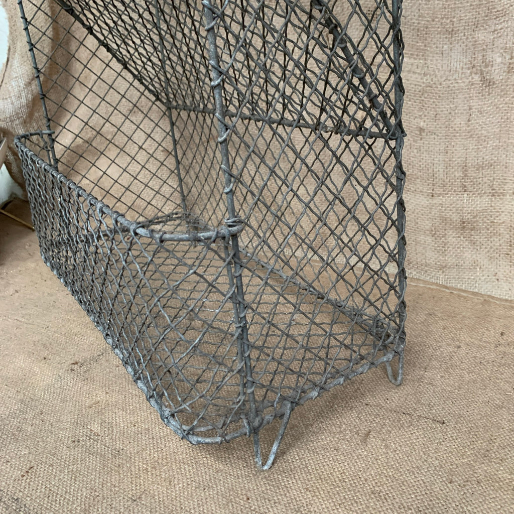Wire Vegetable Rack - Antique - 3 Tier - Rustic Kitchen - Galvanised - Farmhouse