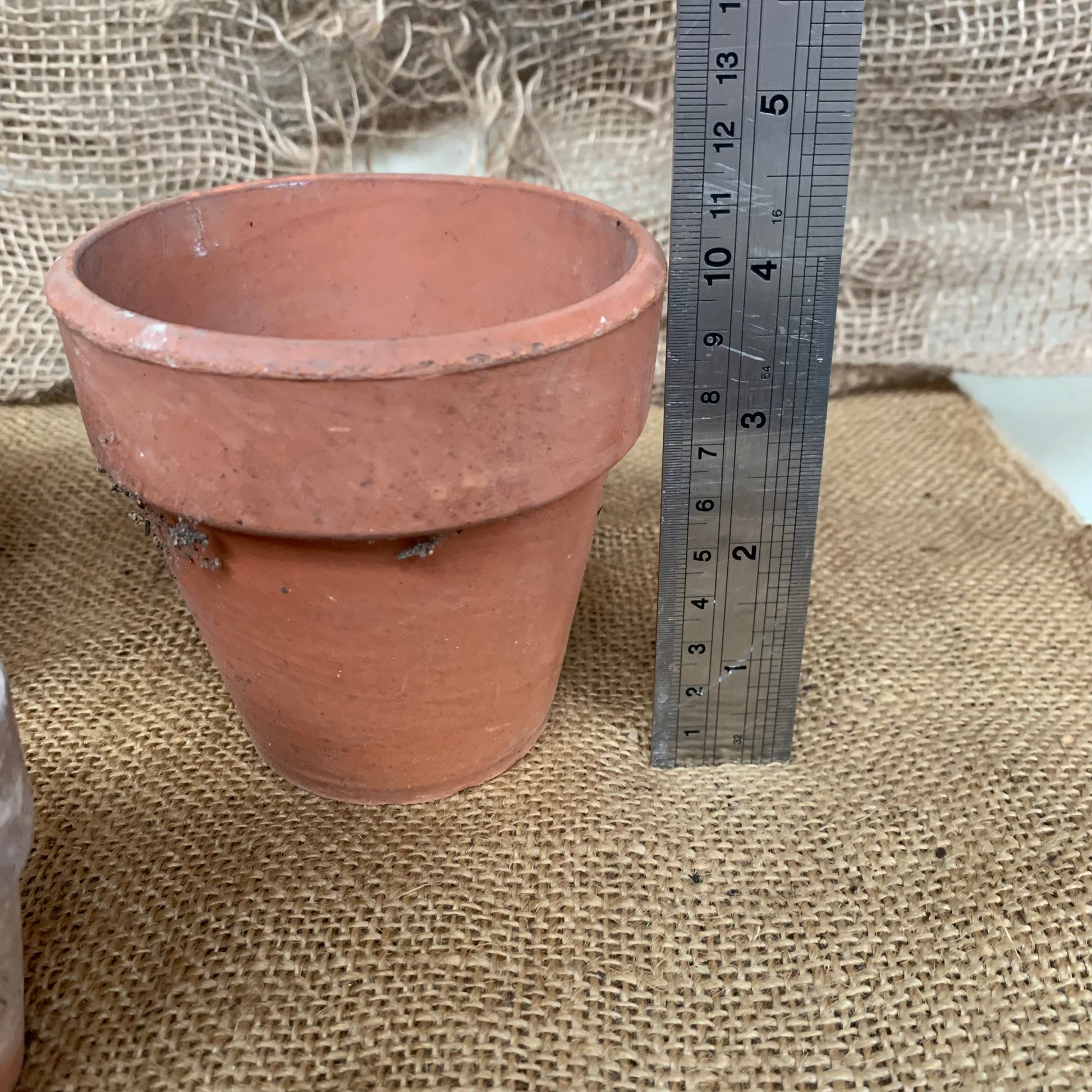 3 Terracotta Plant Pots
