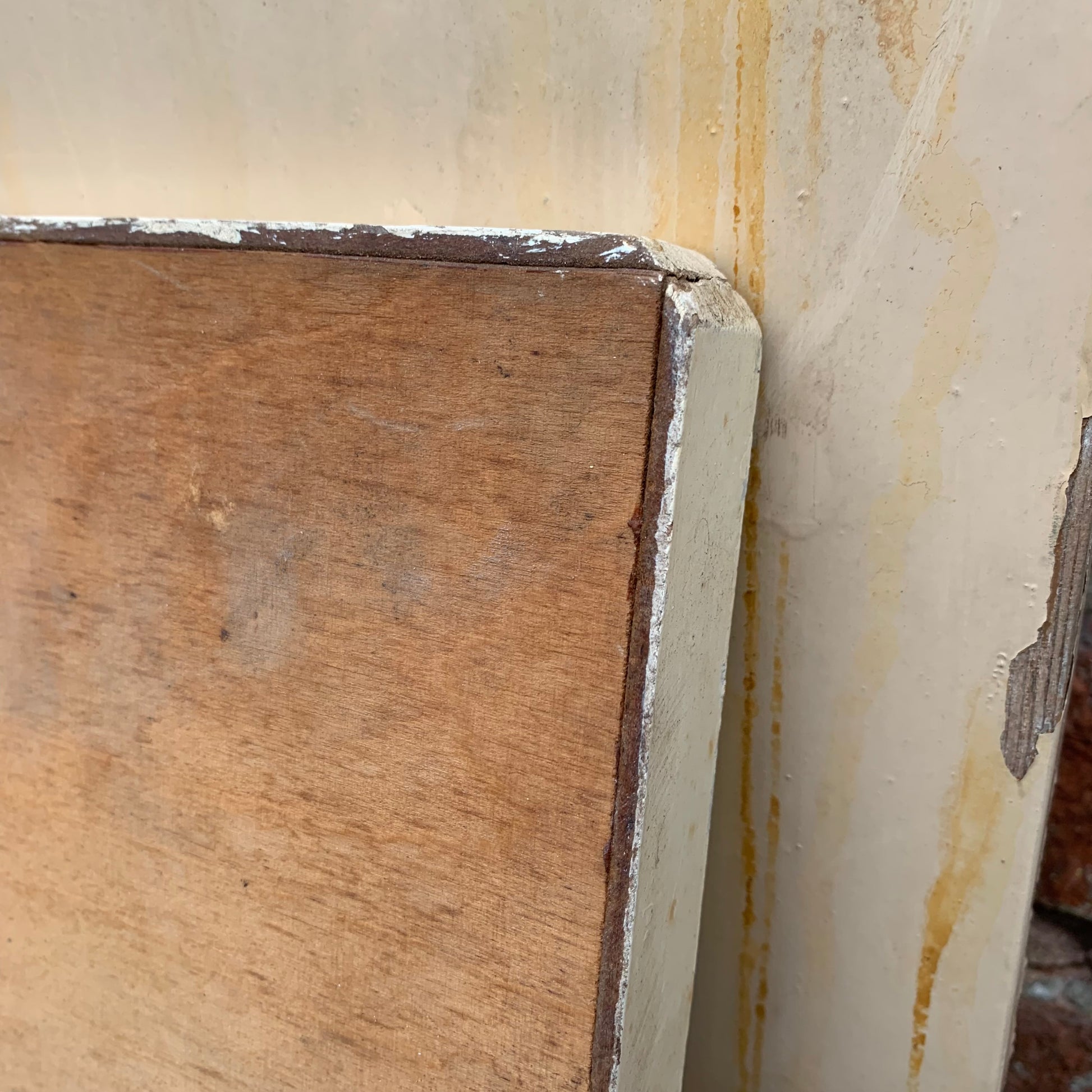 Castle on the lake - painting on board