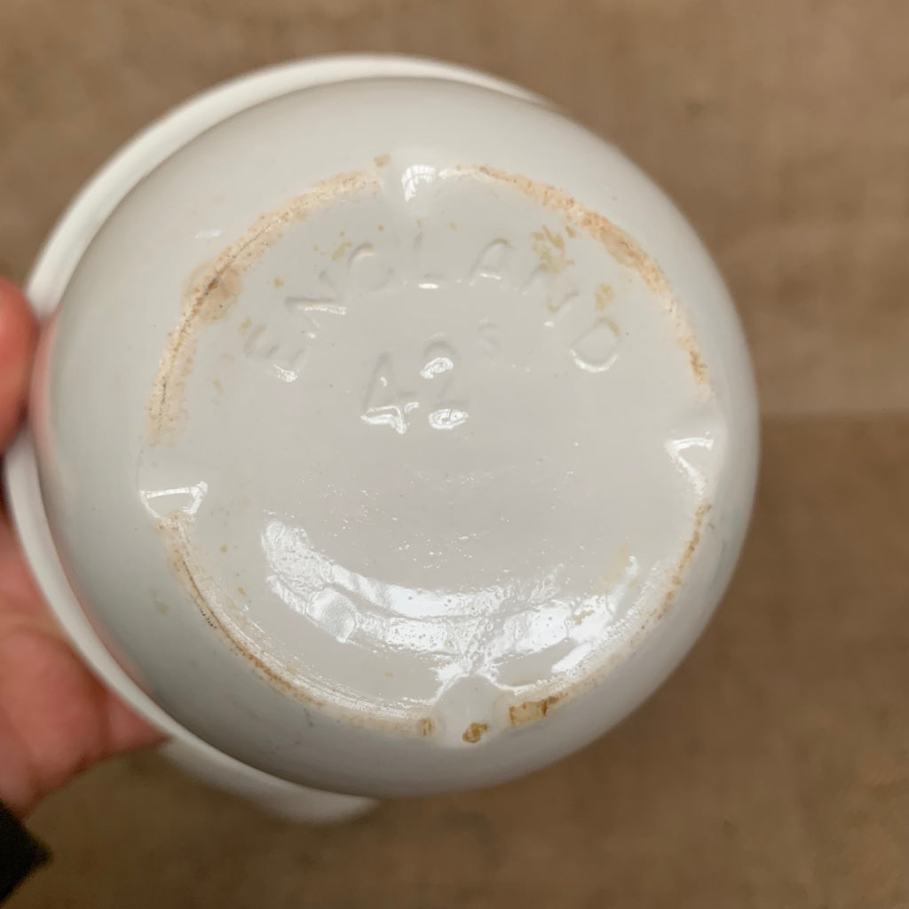 Ironstone Pudding Bowls X 2 Vintage Christmas Pudding