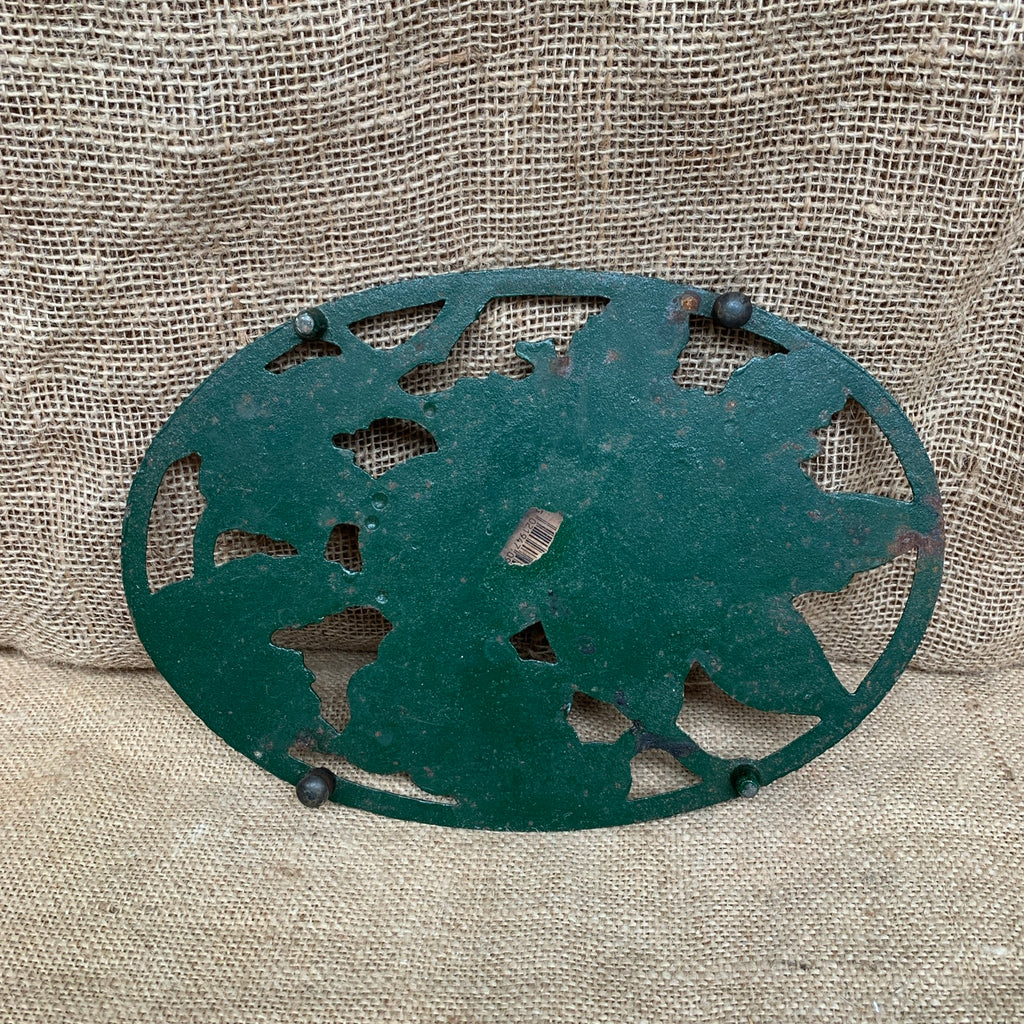 Painted Cast Iron Fruit Trivet Pot Rest - Farmhouse Kitchen