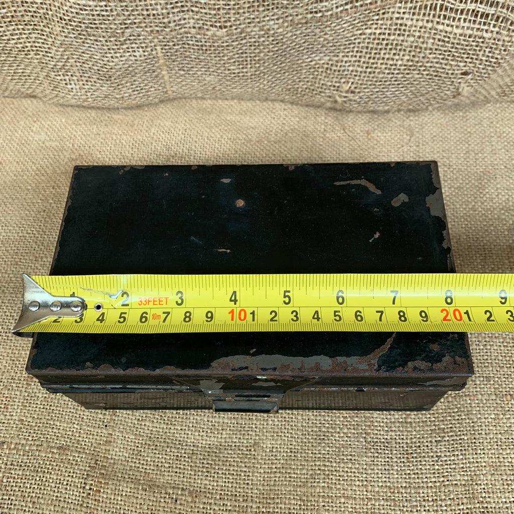 Antique Toleware Spice Box - Kitchenalia - Farmhouse