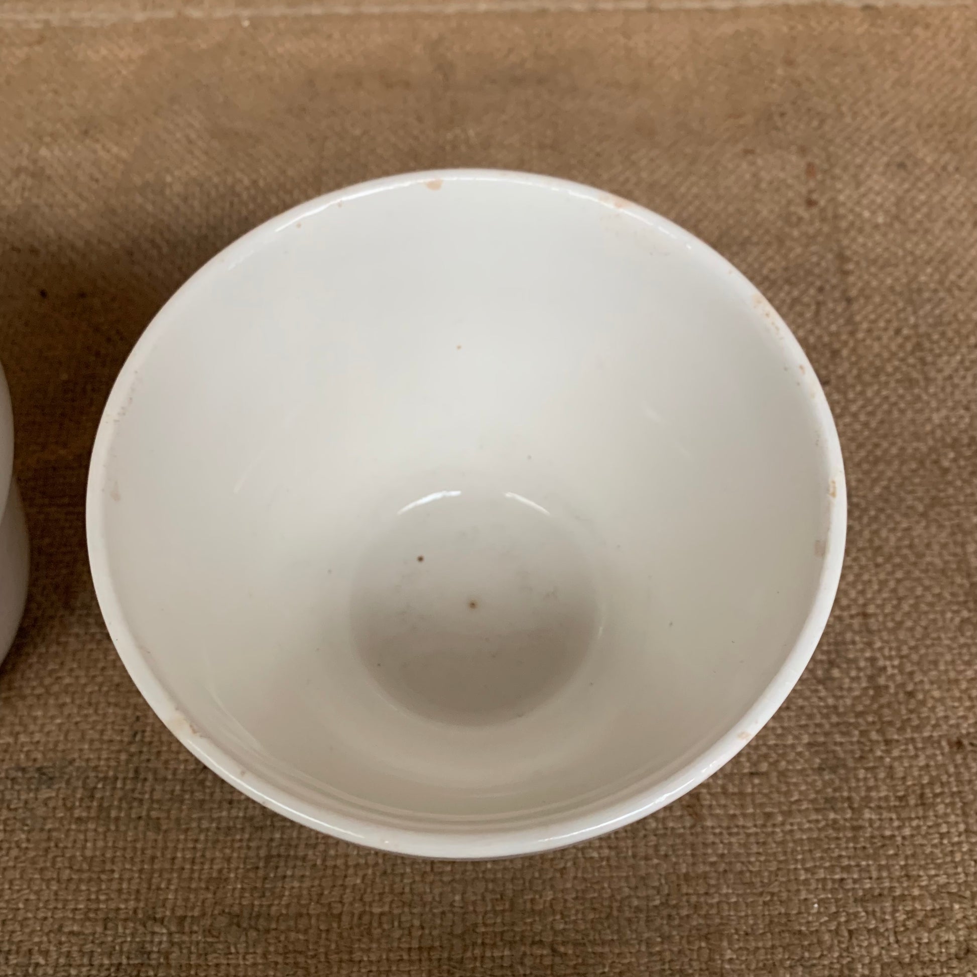 Ironstone Pudding Bowls X 2 Vintage Christmas Pudding