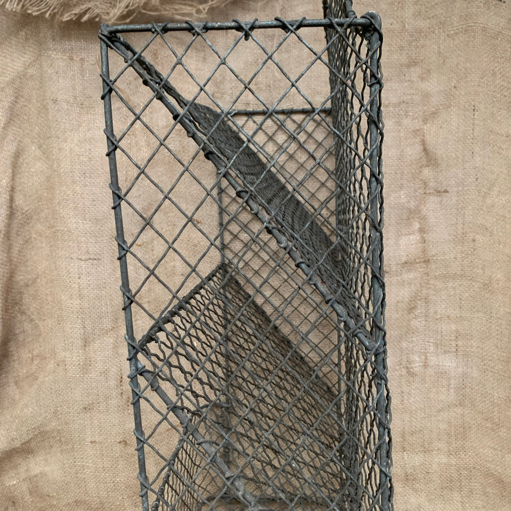 Wire Vegetable Rack - Antique - 3 Tier - Rustic Kitchen - Galvanised - Farmhouse