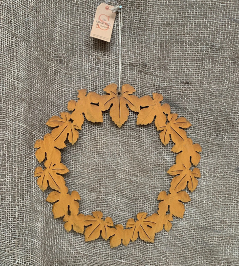 Rustic Metal Autumn Wreath - Autumnal - metal work