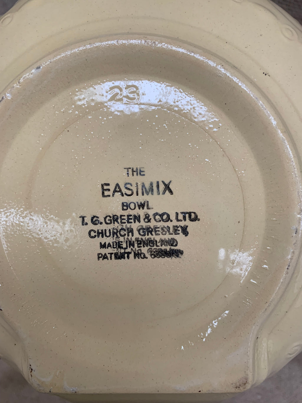 Mixing Bowl - T G Green - Easimix - Farmhouse Kitchen - Cottage - Vintage Baking 0313