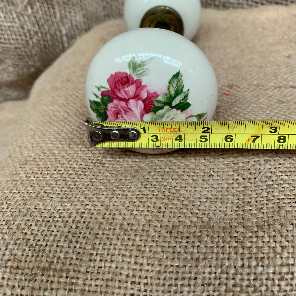 Floral Ceramic Door Knobs