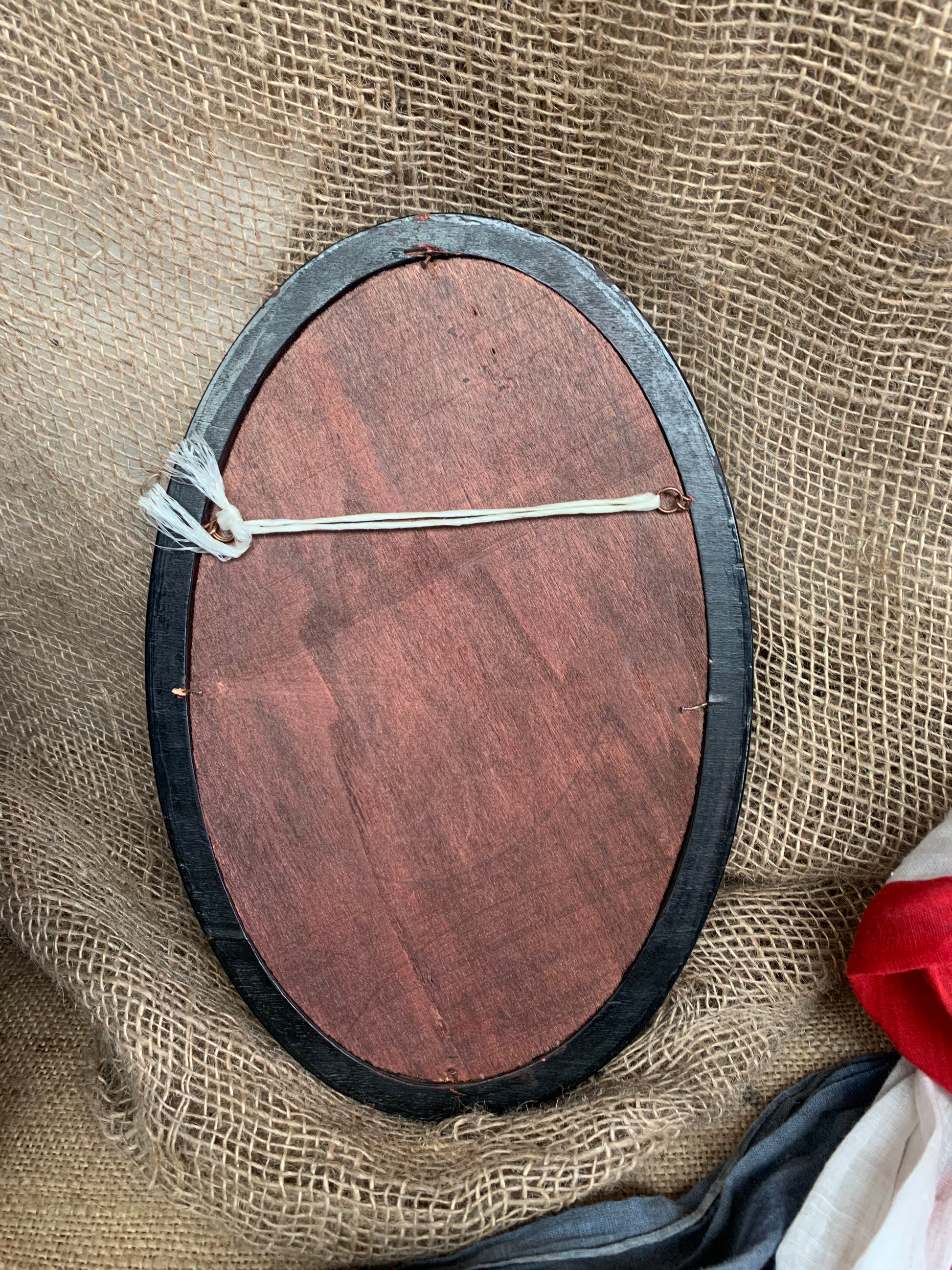 Napoleon reverse glass painting