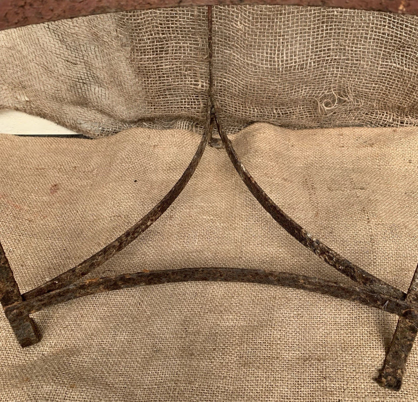 Antique Wrought Iron Painted 5 Tier Pan Stand - Kitchenalia - Rustic Kitchen