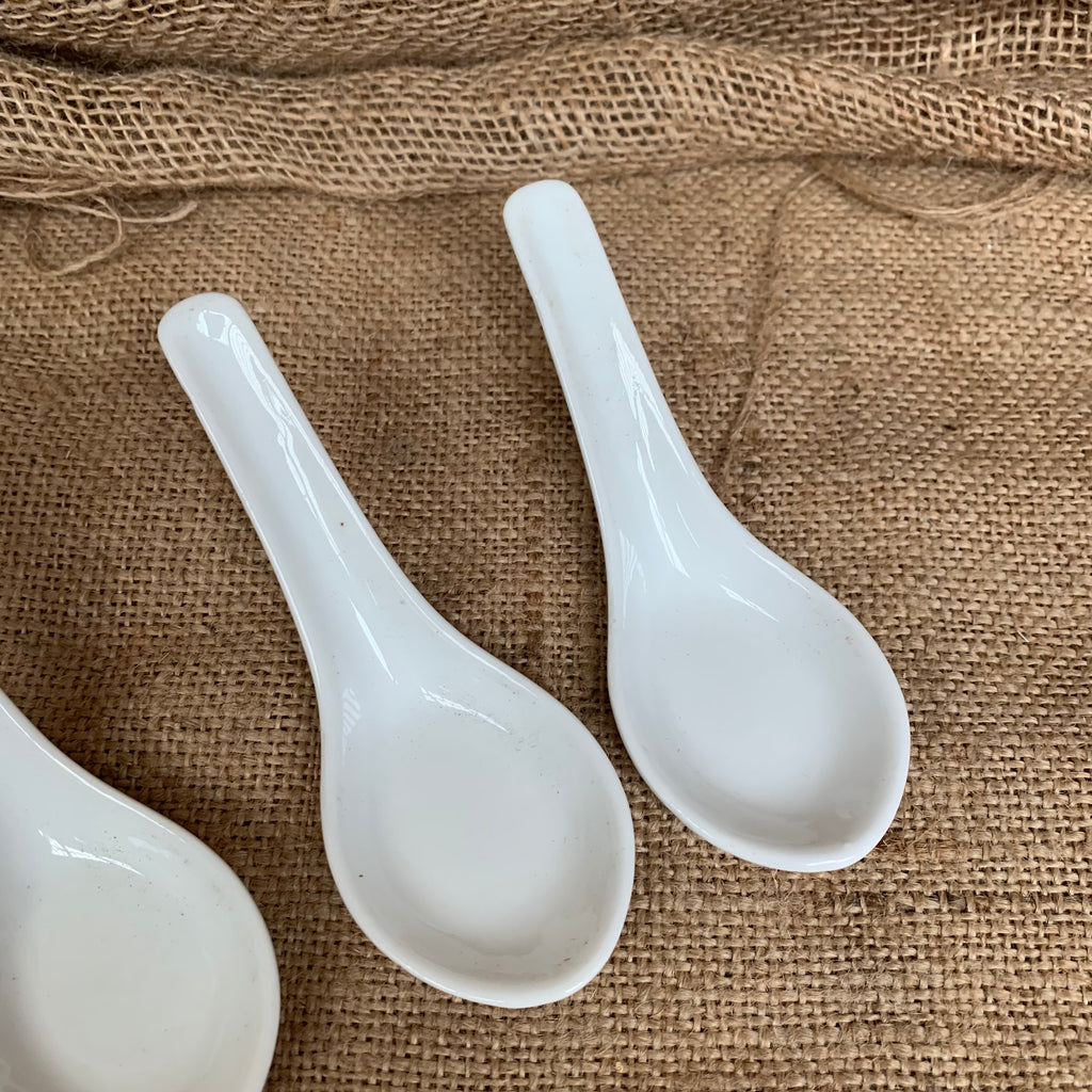 Chinese Porcelain Spoons x4
