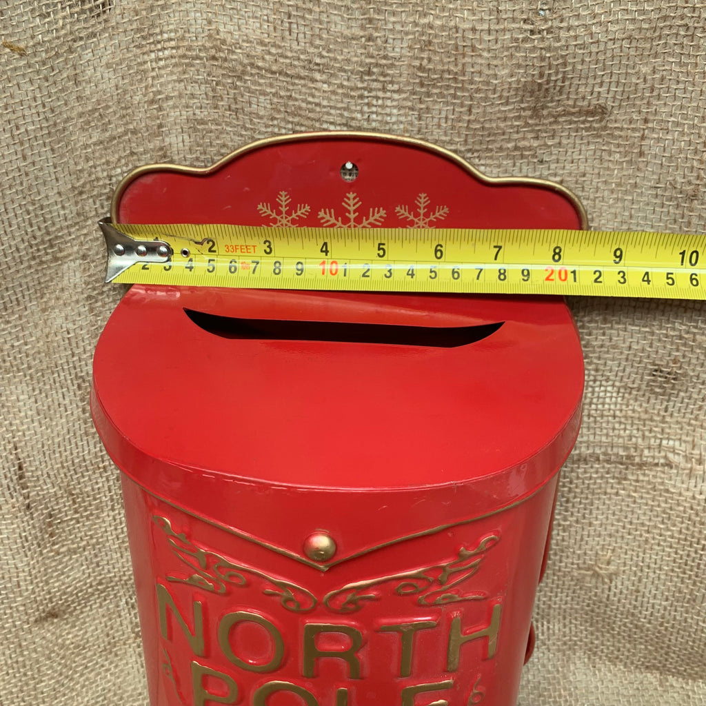 North Pole Tin Letter Box