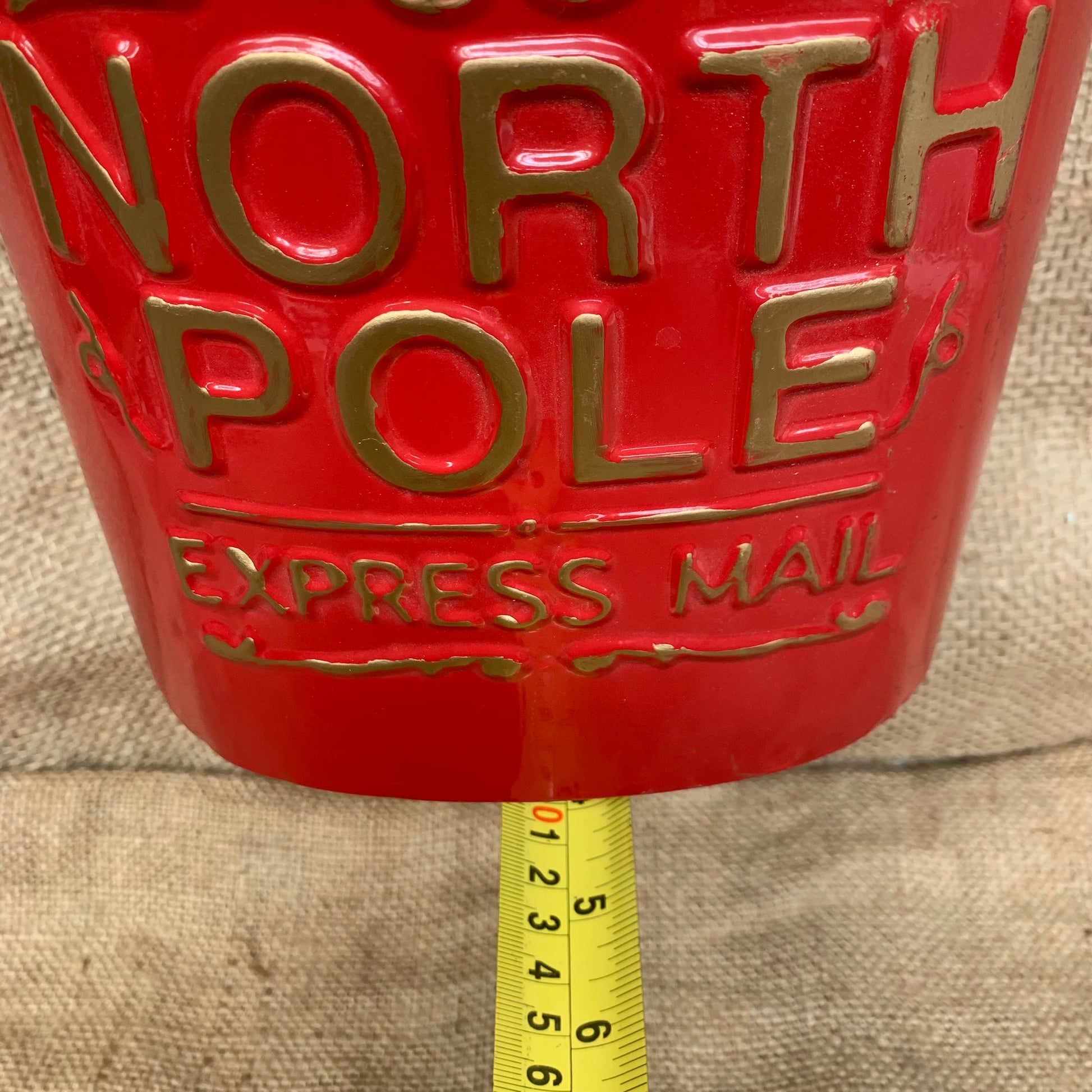 North Pole Tin Letter Box