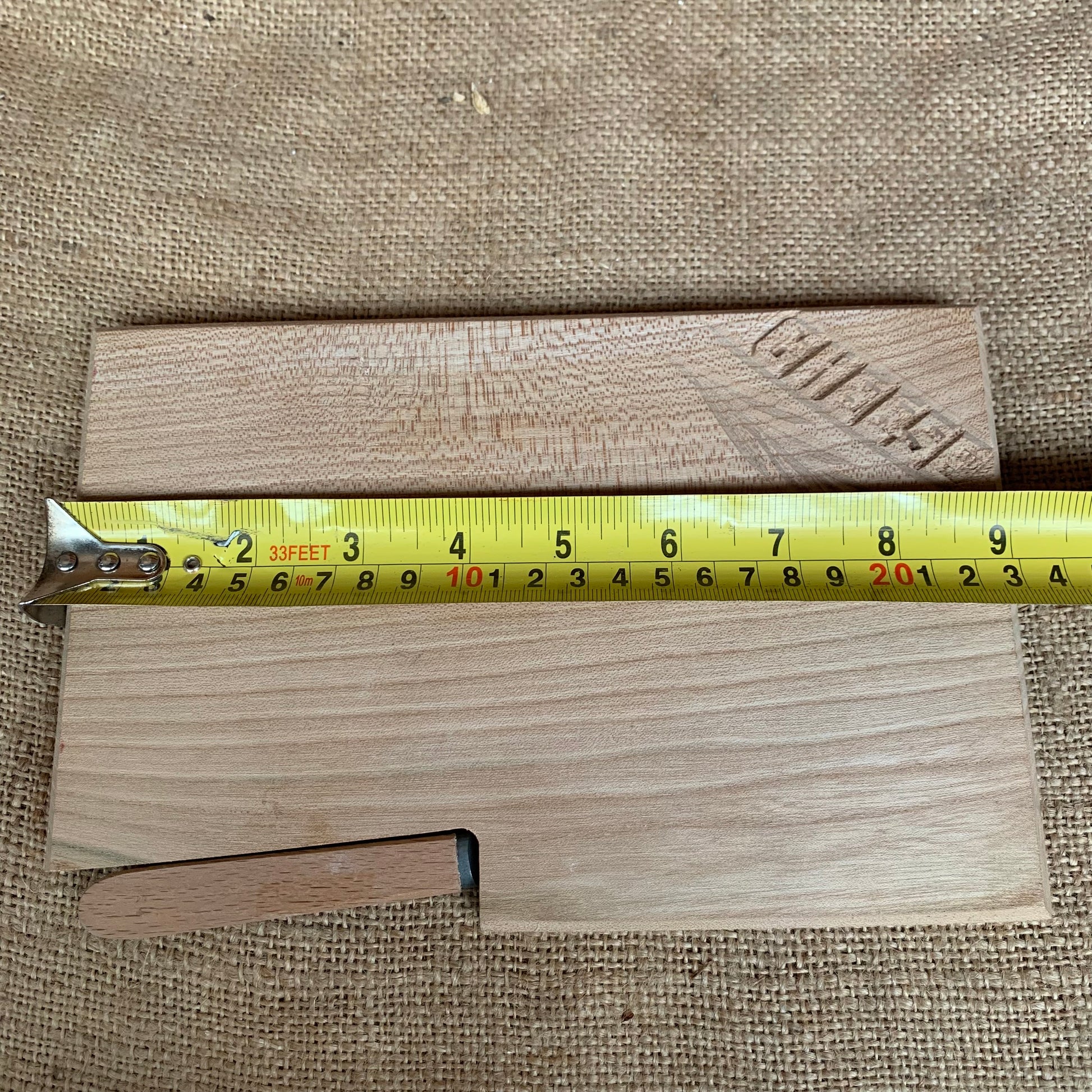 Carved Cheese Board with Knife