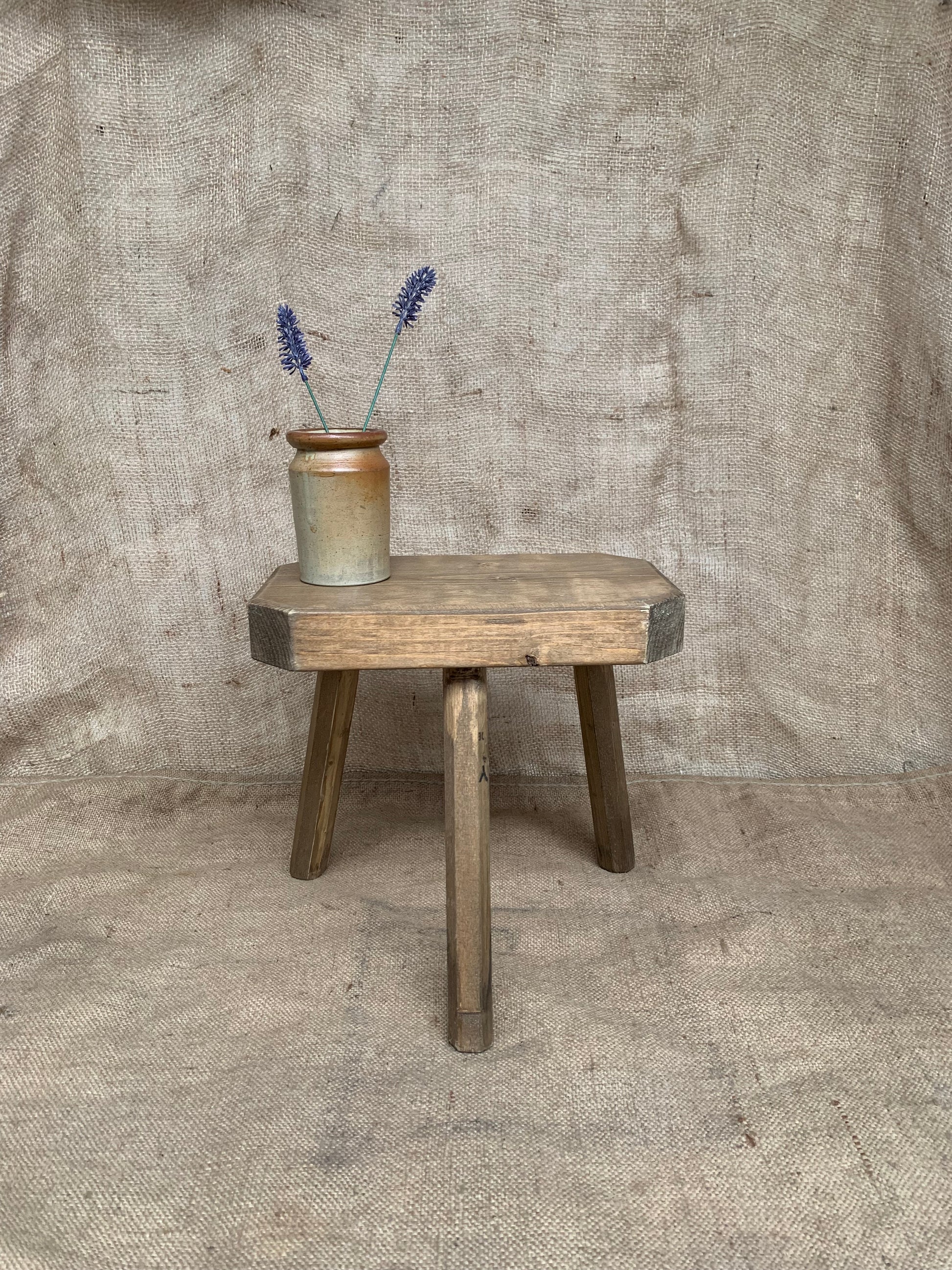Pine Milking Stool